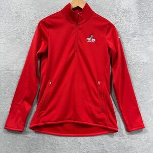 Portland Trail‎ Blazers Nike Golf Womens Small Therma Fit Pullover Jacket Small